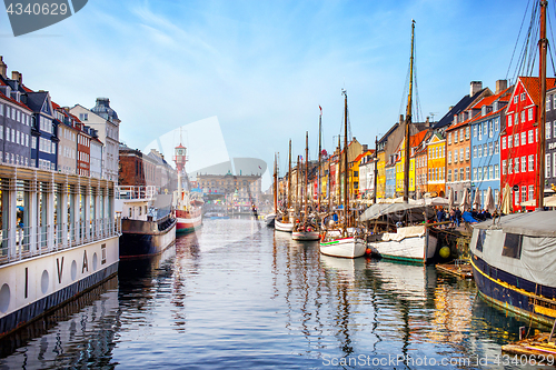 Image of View of Nyhavn canal, Copenhagen