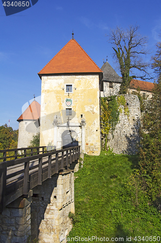 Image of Old Castle Ozalj  in the town of Ozalj Croatia 