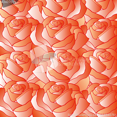 Image of Background from red roses