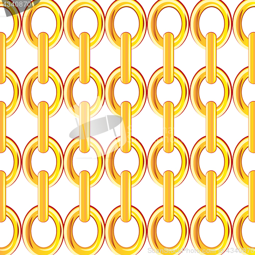 Image of Chain golden background