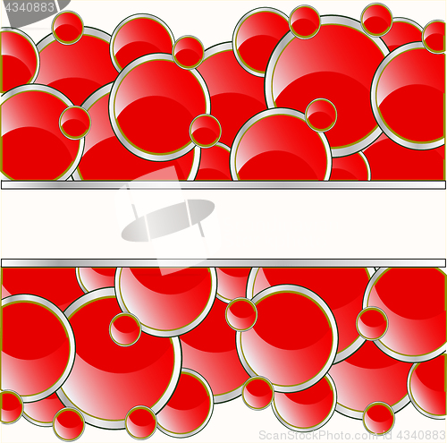 Image of Red circles background
