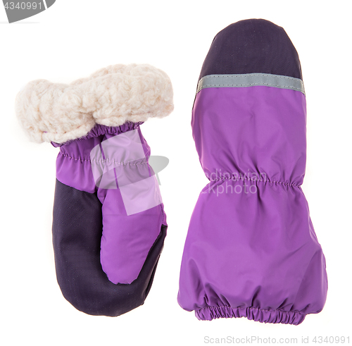 Image of Children\'s autumn-winter mittens