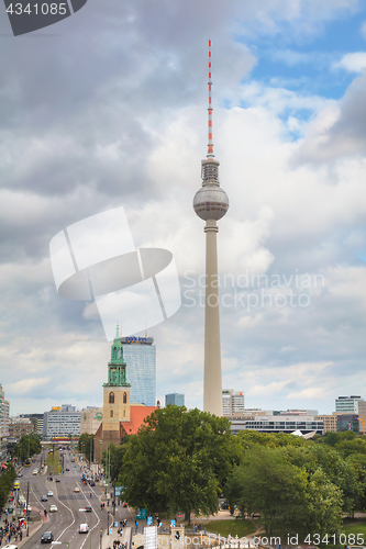 Image of Fernsehturm (Television Tower) in Berlin