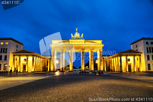 Image of Brandenburg gate in Berlin, Germany