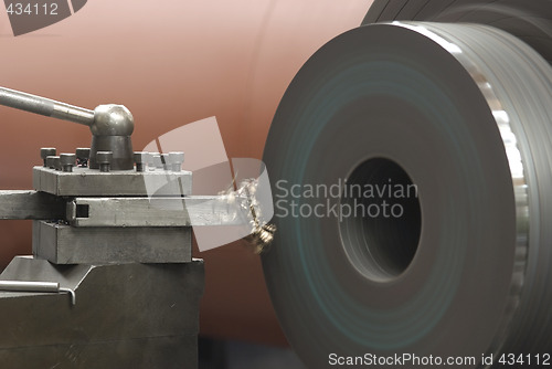 Image of Steel lathe