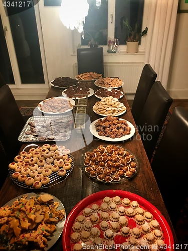 Image of Assorted homemade Christmas cookies