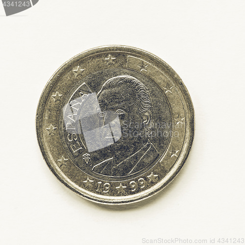 Image of Vintage Spanish 1 Euro coin