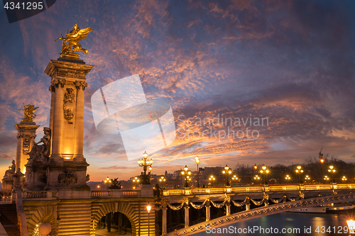 Image of Bridge of the Alexandre III, Paris 