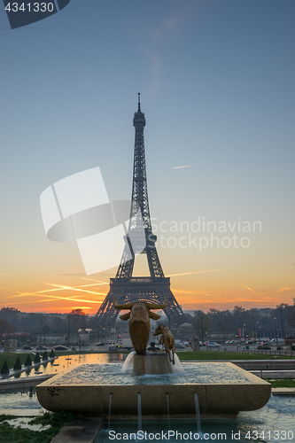 Image of Paris, with the Eiffel Tower