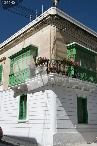 Image of typical residential architecture malta