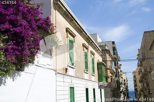 Image of typical residential architecture malta