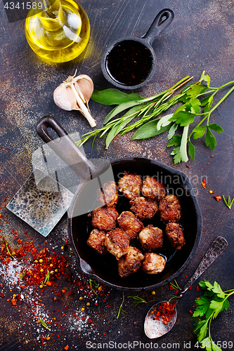 Image of fried meatballs