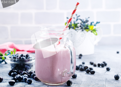 Image of blueberry smoothie 