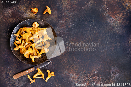 Image of raw mushroom