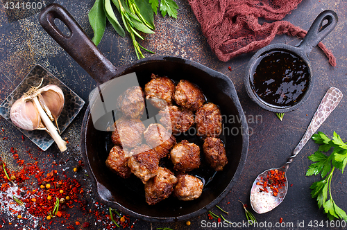 Image of fried meatballs