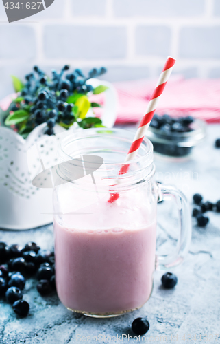 Image of blueberry smoothie 