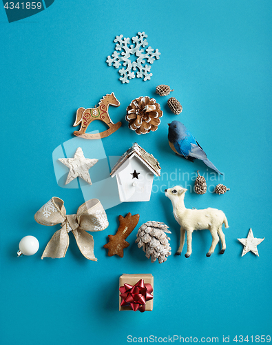 Image of various Christmas decorations