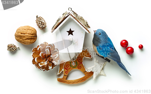 Image of various Christmas decorations