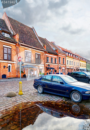 Image of Street view of Kaunas city, Lithuania