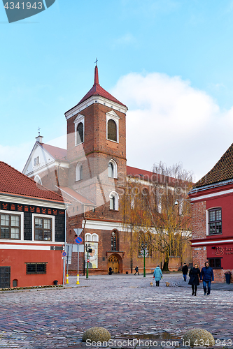 Image of Street view of Kaunas city, Lithuania