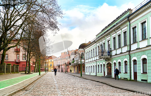 Image of Street view of Kaunas city, Lithuania