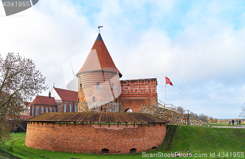 Image of view of Kaunas Castle, Lithuania 