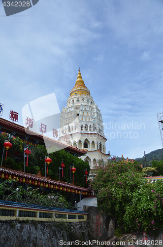 Image of Buddhist temple Kek Lok Si in Penang