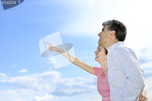 Image of Mature romantic couple