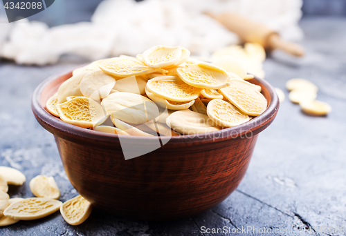 Image of raw pasta