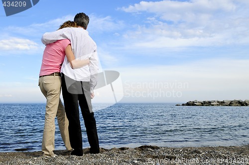 Image of Mature romantic couple