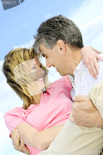 Image of Mature romantic couple