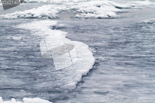 Image of Frozen lake