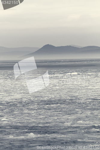 Image of Frozen lake