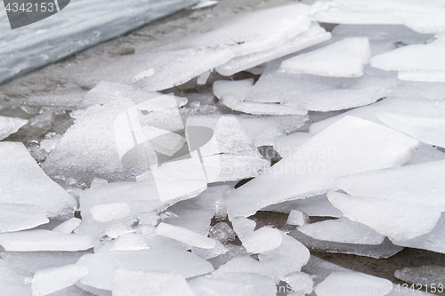 Image of Frozen lake