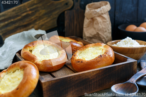 Image of Fresh rolls with homemade cottage cheese.