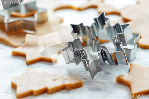 Image of Cooking Christmas cookies.