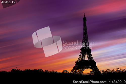 Image of Paris, with the Eiffel Tower