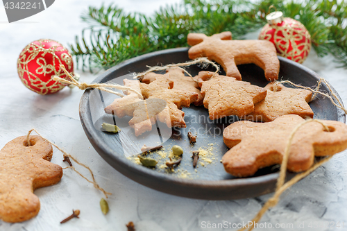 Image of Gingerbread toys for the Christmas tree.