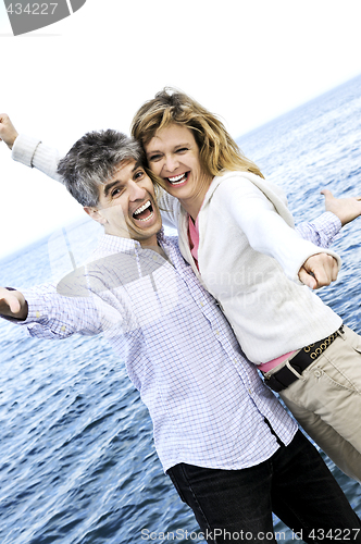 Image of Carefree mature couple