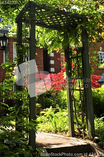 Image of Front yard of a house