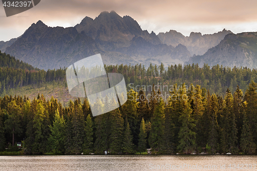 Image of Great view on High Tatra Mountains from Strbske pleso