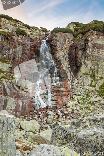 Image of Waterfall mountain landscape