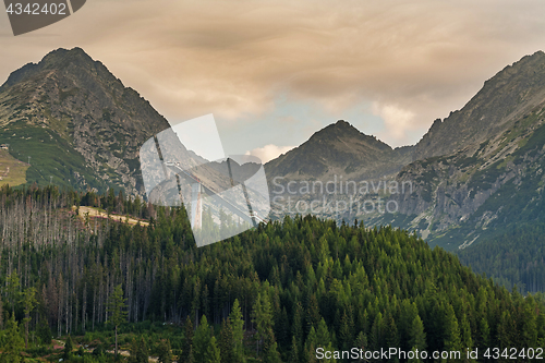 Image of Great view on High Tatra Mountains from Strbske pleso