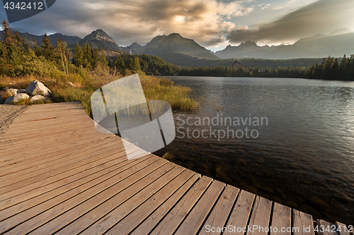 Image of Great view on High Tatra Mountains from Strbske pleso