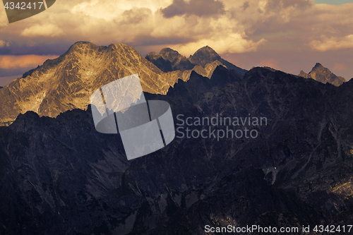 Image of View on high Tatra Mountains