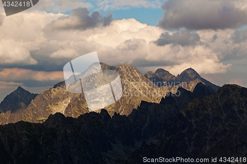 Image of View on high Tatra Mountains