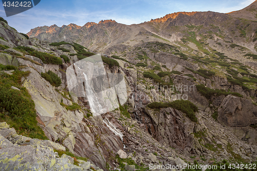 Image of Waterfall mountain landscape