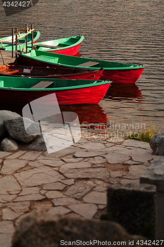 Image of Boat station on the lake