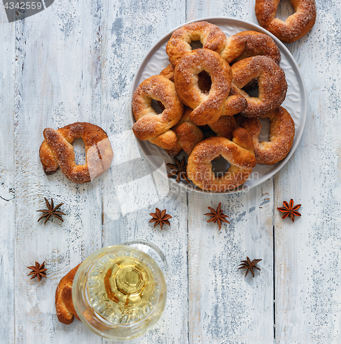 Image of Traditional Italian wine donuts (Ciambelle al Vino).