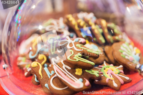 Image of glazed christmas gingerbread